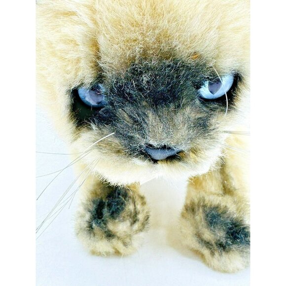 Applause Realistic Siamese Cat Plush Standing 1987 Stuffed Animal 9 Inch - Picture 2 of 9